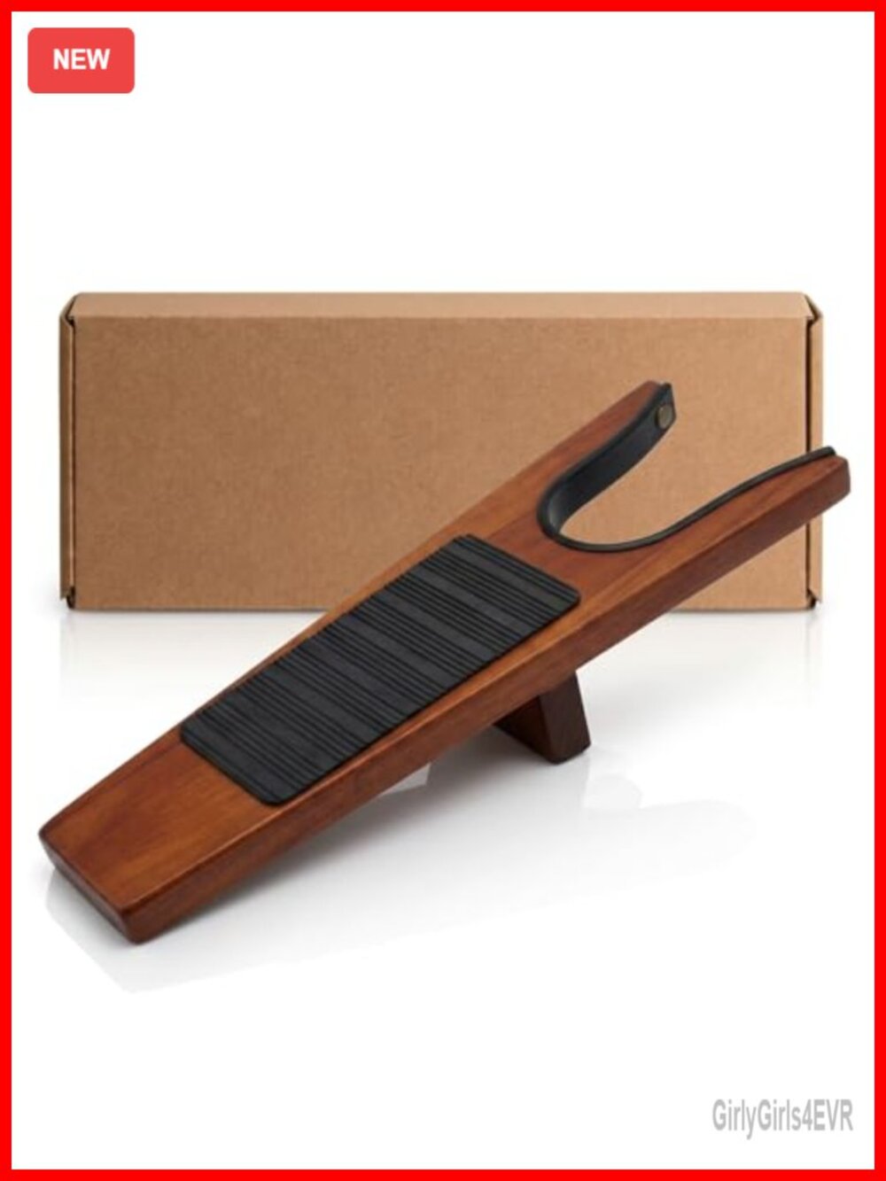 Premium Wood Boot Jack Heavy Duty Extra Wide Non Slip Boot Remover Shoe Horn